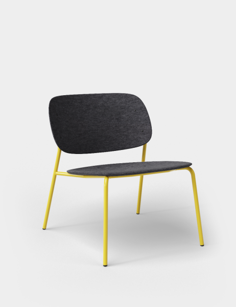 Hale PET Lounge Chair - Frame - Fine Texture