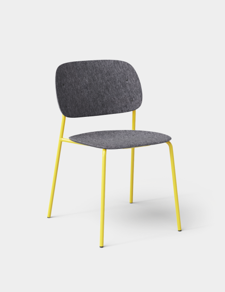 Hale PET Stack Chair - Frame - Fine Texture